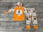 BLP0222 Happy Thanksgiving Turkey Hoodie Boy's set