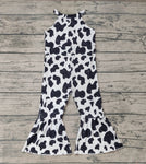 SR0444 Farm Cow Girl's Jumpsuit