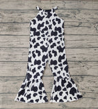 SR0444 Farm Cow Girl's Jumpsuit