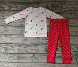 GLP0915 Christmas Santa Red Dots Boy Set