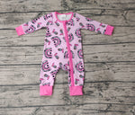 LR0490 Western Rainbow Boots Pink Baby Zip Sleeper