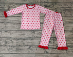 GLP0864 Valentine's Day LOVE Red Girl Pajamas Set