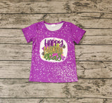 GT0374 Happy Mardi Gras Purple Girl Shirt Top