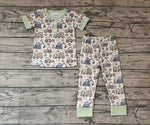 BSPO0186 Tractor Boy Pajamas Set