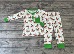 BLP0419 Mallard Green Boy Pajamas Set