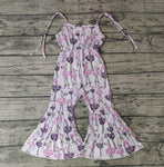 SR0505 Flamingo Pink Girl's Jumpsuit