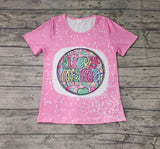 GT0378 Lucky MAMA Pink Adult's Shirt Top
