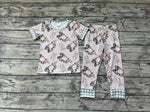 BSPO0242 Reindeer Car Boy Pajamas Set