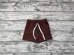 SS0134 Cotton Brown Boy's Shorts