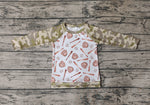 BT0469 Baseball Camo Kids Shirt Top