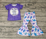 GSPO0915 Dinosaur Purple Girl's Set