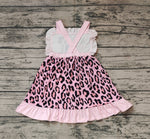 GSD0555 MAMA'S Girl Leopard Pink Girl's Dress