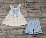 GSSO0420 Easter Bunny Egg Girl Shorts Set