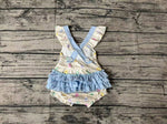 SR0656 Easter Bunny Egg Baby Girl Romper