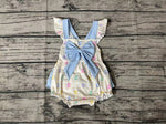 SR0656 Easter Bunny Egg Baby Girl Romper