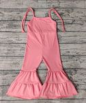 SR0715 Pink Cotton Girl's Jumpsuit