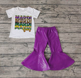 GSPO1281 Mardi Gras Purple Girls Set