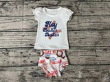 GBO0218 Take me Hey Batter Baby Bummie Set Girl