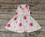 GSD0546 Flower Sleeveless Girl's Dress