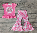 GSPO1052 DARLIN Cactus Pink Cow Girl Set