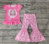 GSPO1052 DARLIN Cactus Pink Cow Girl Set