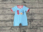 SR0767 Reading Fish tank Baby Boy Romper