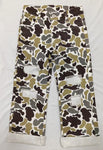 Preorder P0412 Hunting Camo Ripped Straight Pants Kids Jeans