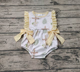 SR0619 Easter Cross Yellow Girl Romper