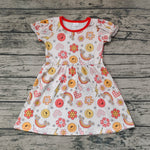 GSD0404 Summer Flower Sun Rainbow Girl's Dress