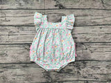 SR0805 Flower Pink Baby Girl Romper