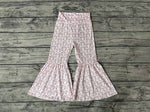 P0404 Baseball Love Girl's Flare Pants