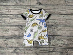 SR0707 Dinosaur Shorts Baby Boy Romper