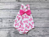 SR0845 Barbie Pink Baby Girl Bubble Romper