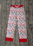 P0418 Valentine's Day Cartoon Love Adult's Pants