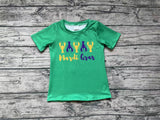 BT0501 Mardi Gras Green Kids Shirt Top