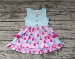 GSD0699 Ice cream Pink Girls Dress