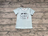 GT0433 In my swiftie ear Guitar Singer Girl Kids Shirt Top