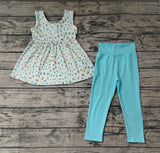 GSPO1177 Leopard Blue Girls Set