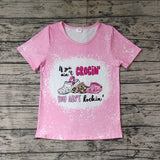 GT0444 Rockin Shoes Pink Adult's Shirt Top