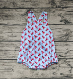 SR0746 Crawfish Baby Boy Romper