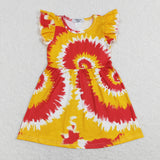 CLOBABYTHES CLOSET  Tie dye cute girl's dress