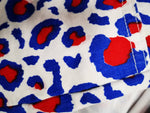 SS0167 Summer Blue Red Leopard Denim Girl's Shorts