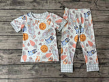 BSPO0301 Easter Cartoon Carrot Boys Pajamas Set