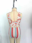 Preorder Summer USA Flag Girls Swimsuit 2 pcs Set