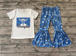 GSPO1287 Wrangler Flower 2 Pcs Girls Set