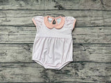 SR0597 Pink Plaid Baby Bubble Romper Girl