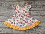 GSD0816 Flower Guitar Bus Girls Dress