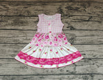 GSD0860 Flower Pink Girls Dress