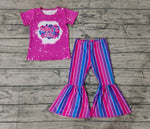 GSPO1373 MAMA'S GIRL Stripe Girls Set