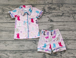 GSSO0678 1989 Singing Club Pink Girls Shorts Set Pajamas